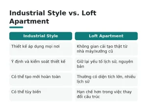 Industrial Style vs. Loft Apartment