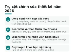 Trụ cột chính của thiết kế năm 2026