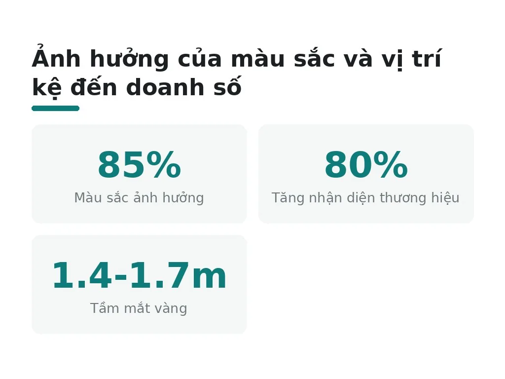 Tại sao bố trí kệ ảnh hưởng doanh số bán hàng?