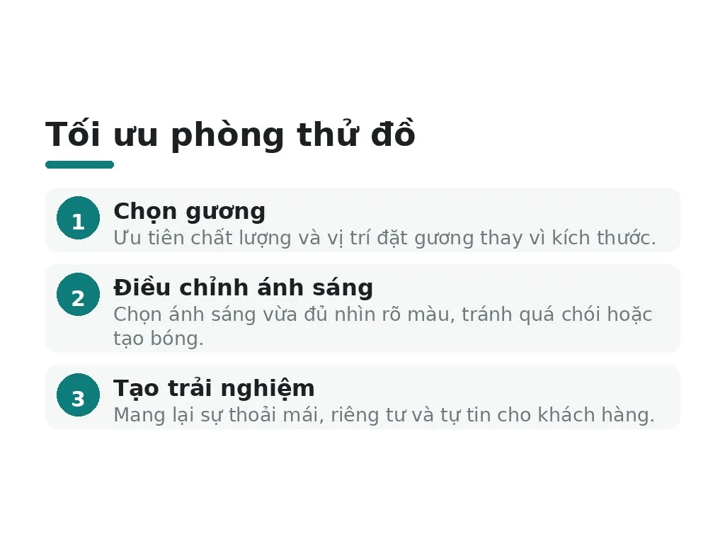 Những hiểu lầm phổ biến khi thiết kế phòng thử