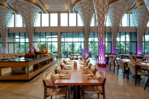 Bố trí nhà hàng 100 m² tối ưu