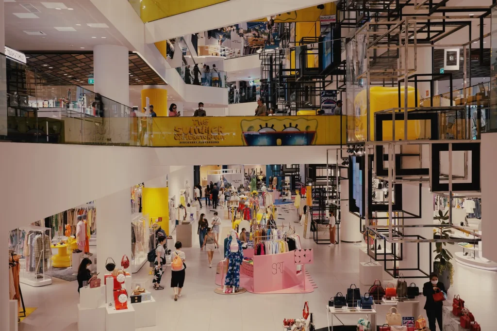 Commercial retail shop layout design for 50 square meters