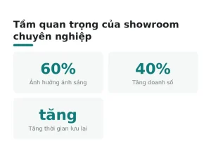 Tầm quan trọng của showroom chuyên nghiệp