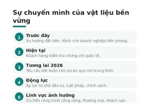 Sự chuyển mình của vật liệu bền vững