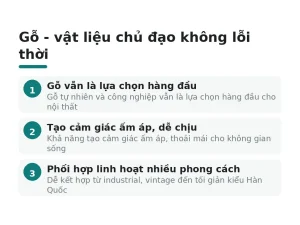 Gỗ - vật liệu chủ đạo không lỗi thời